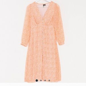 ASOS Vero Moda tea dress with button detail